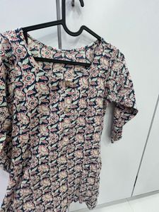 Women's Printed Cotton Kurta