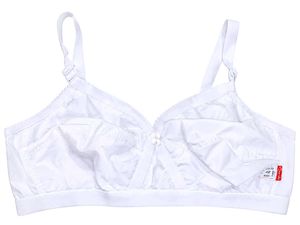Comfortable White Cotton Bra pack of 2