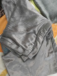 Gray lehenga 3 meter flare,choli, dupatta