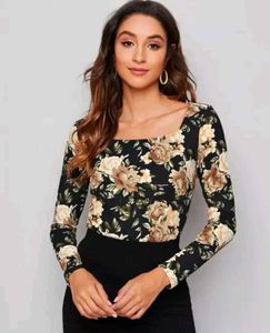Floral Long Sleeve Top