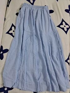 Light Blue Long Skirt