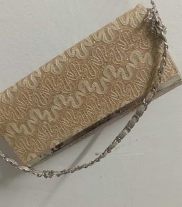 Sparkling Chain Clutch Bag