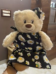 BAB Teddy Bear with  crochet Flower Pot