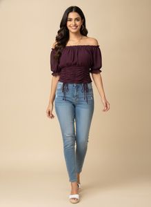 Chic Ruffled Off-Shoulder Top