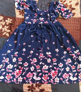 Anarkali kurti dupatta set