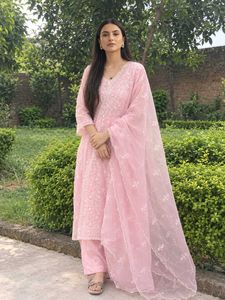 3 piece organza suit set