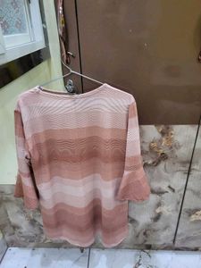 Striped Round Neck Kurta