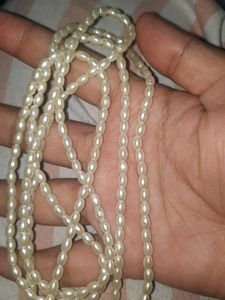Elegant Oval Pearl Necklace