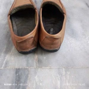 100% leather loafer for men