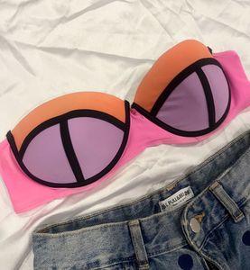 Victoria's Secret Bikini Top Push Up Padded Pink
