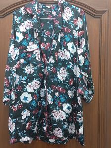 Floral Satin Nightshirt