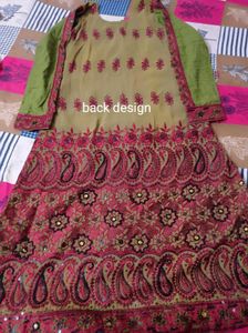 Embroidered Kurta Set with Trousers