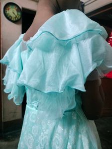 Girls' Light Blue Party Dress