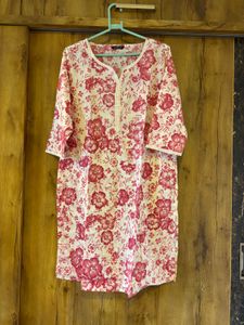 Floral Print Kurta