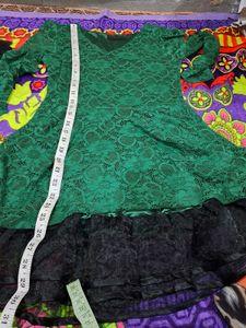 Elegant Green Lace Dress