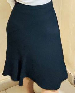 Next Petite Black Godet Skirt
