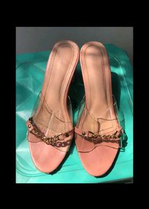 Chic Transparent Block Heels