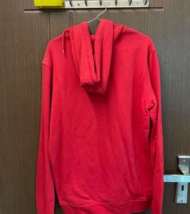 Red Full Zip Hoodie