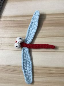 Handmade Crochet Dragonfly Charms