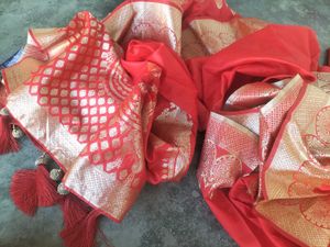 ⚡ without tags brand new banarasi silk saree 💕