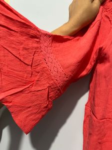 Chic Off-Shoulder Bell Sleeve Top