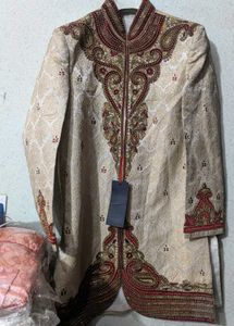 Men's Embroidered sherwani stock clearance sale