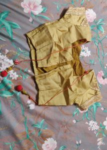 Elegant Red &amp; Gold Saree