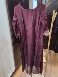 🎉Today only🎉Maroon Kurta Set