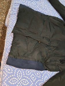 Black Hooded Padded Coat