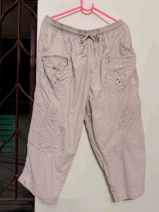 y2k vintage studded cargo capri style pants