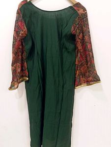 2 piece set Vibrant Geometric Print Kurta