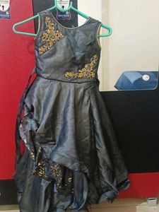 Very New...Grey Gown For Wear In Function