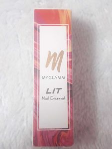 MyGlamm LIT Matte Nail Enamel-Adulting (Red)-