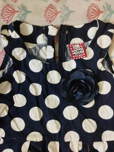 Polka Dotted Cotton Dress