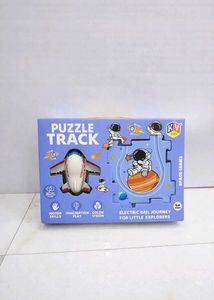 Space Puzzle Track Toy with Electric Vehicle – DIY