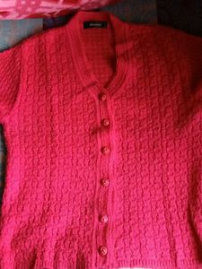 Vintage pink Knit Cardigan