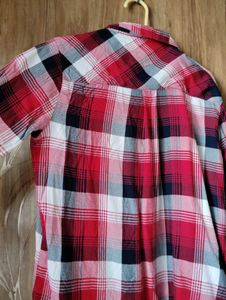 Plaid Checkered Casual Shirts Set