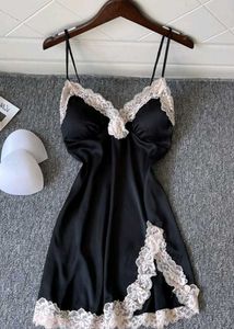 Black Laced Nightdress