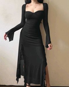 Elegant Black Maxi Dress