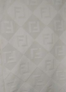 White Fendi Patterned Long Sleeve Tshrit