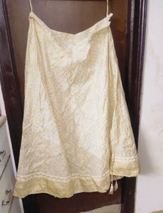 Elegant Cream Ethnic Skirt xxl...