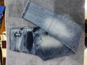 Stylish Distressed Denim Jeans