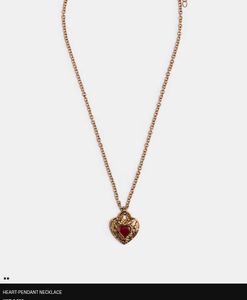 Vintage Heart Pendant Necklace