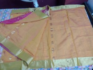 Silk Cotton Saree Without Blouse