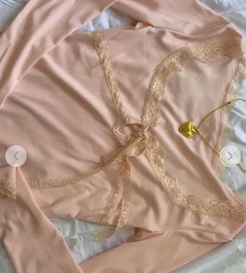 Lace Trim Crop Top