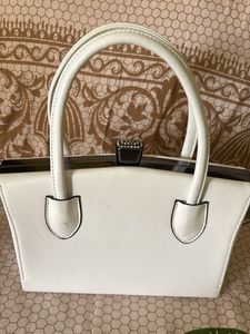 Queens Ferry White Handbag