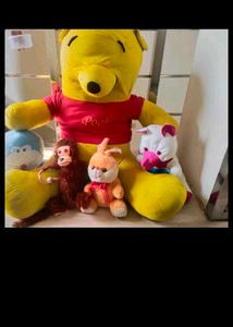 Large Winnie the Pooh Plush Toy & Friends