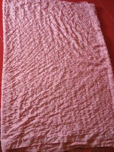 Elegant Pink Pearl Embellished Saree