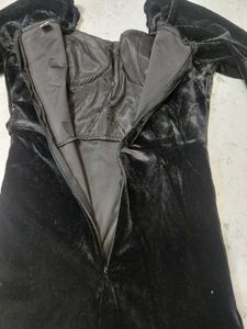 Black Velvet Dress