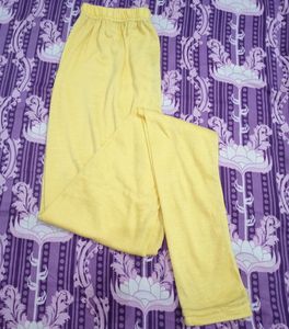 Lemon Yellow Ankle Length Legging
